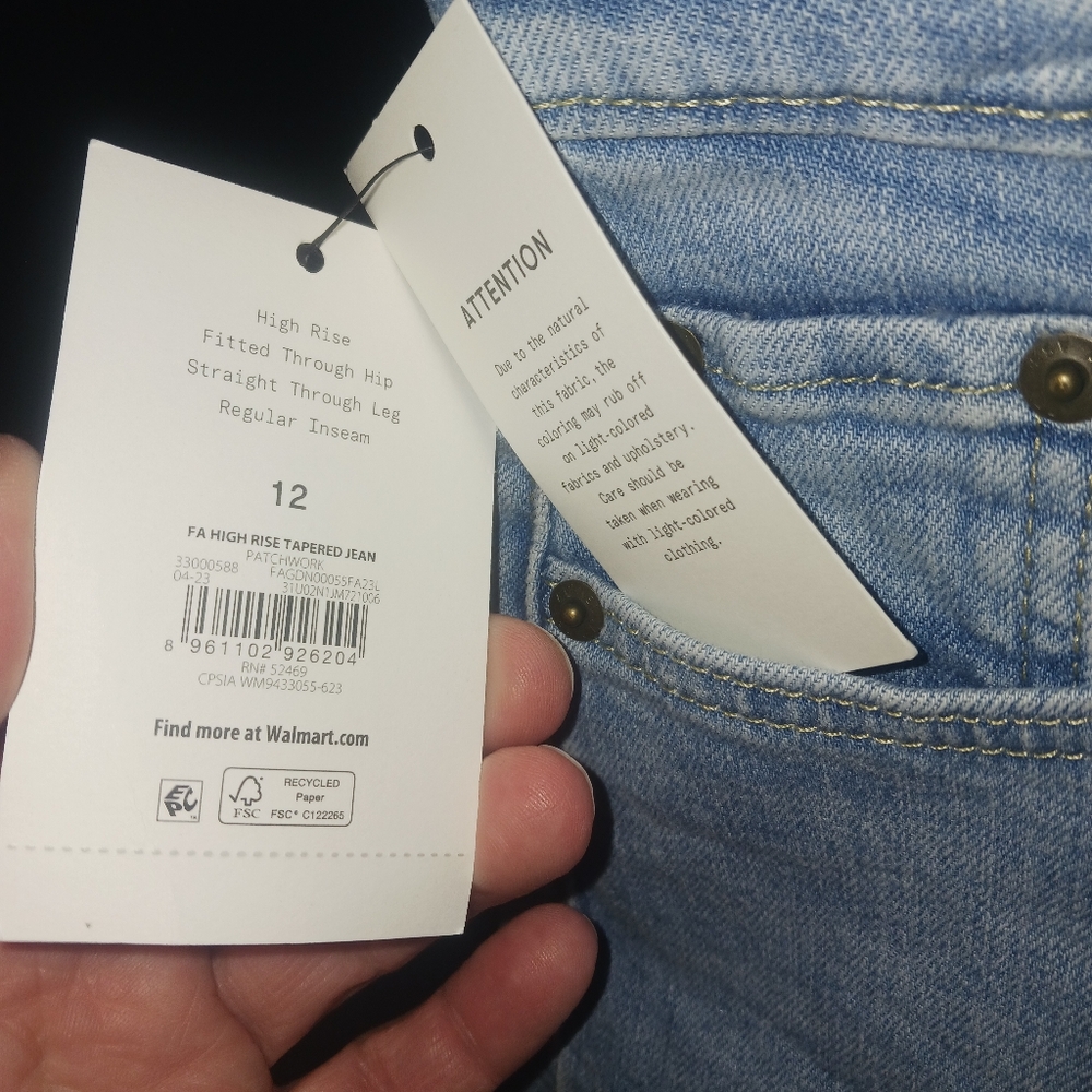 Free Assembly Denim High-Rise Jeans - Picture 5 of 6
